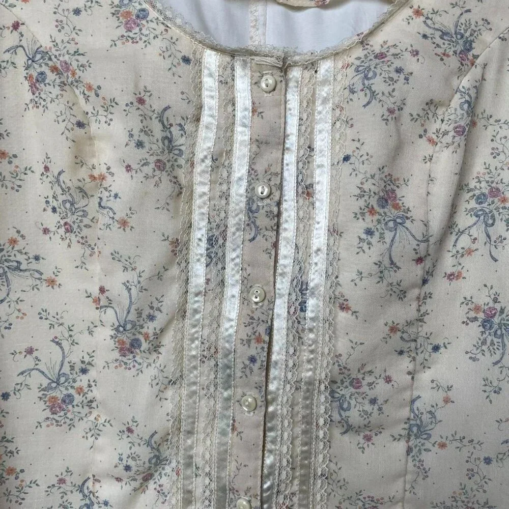 1970s vintage Gunne Sax two piece dress - Picture 5 of 15